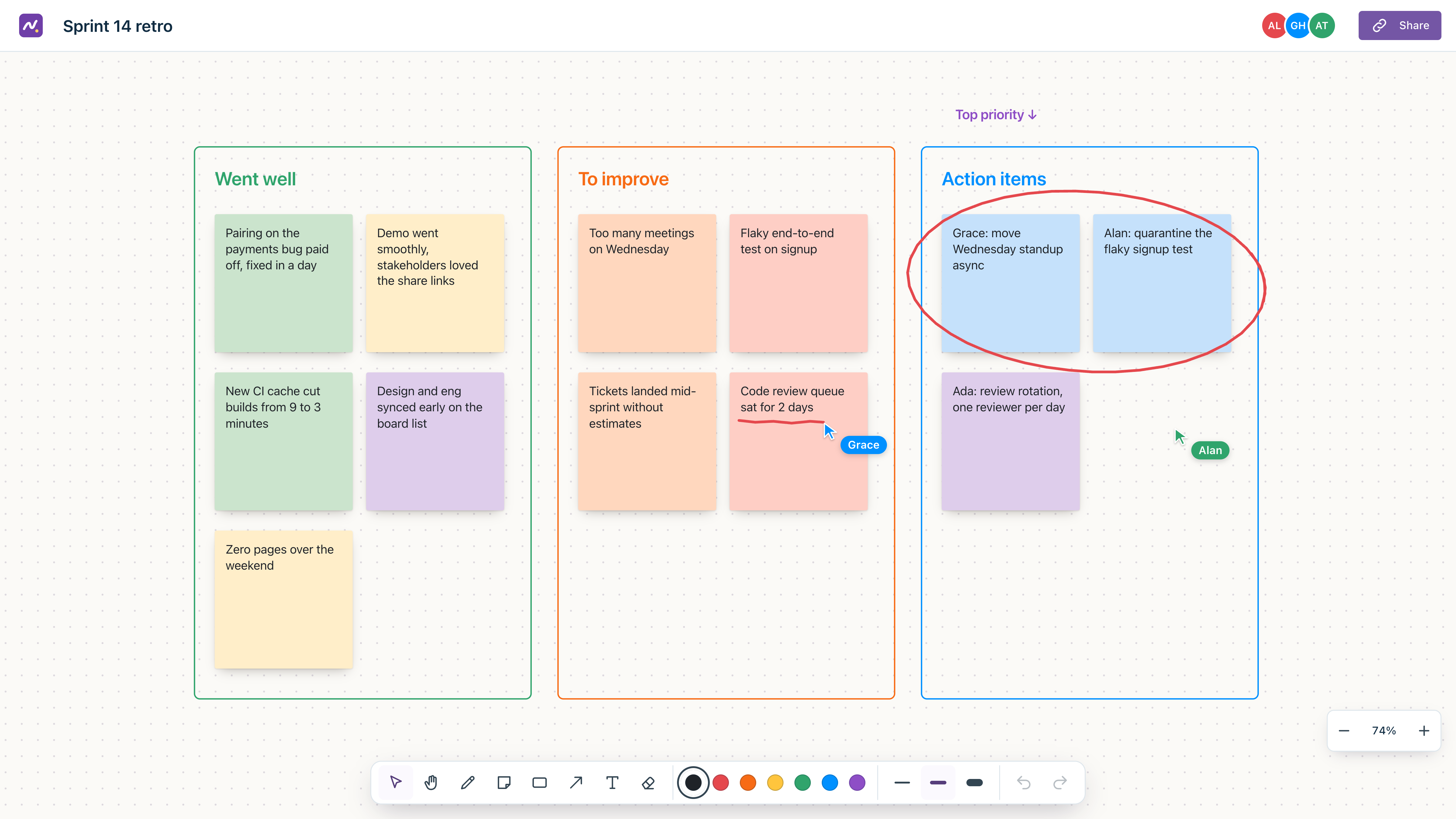 Sketchmoor: a shared whiteboard for small teams